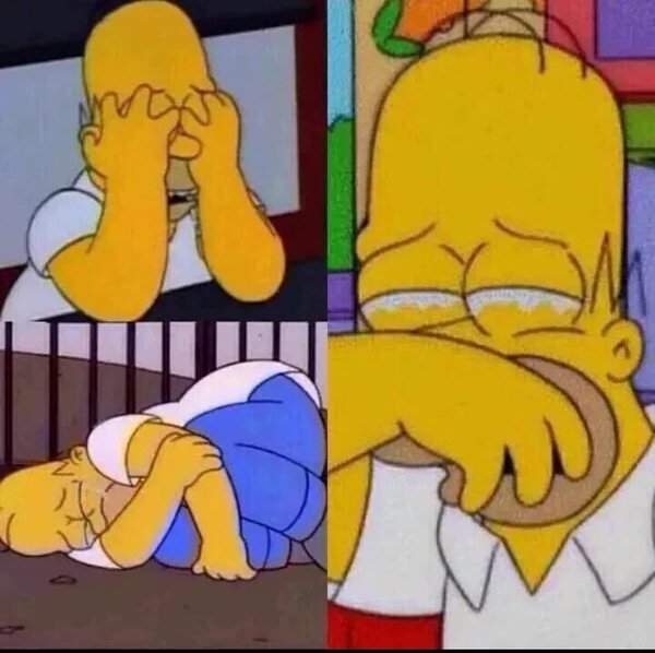 Homer weeps