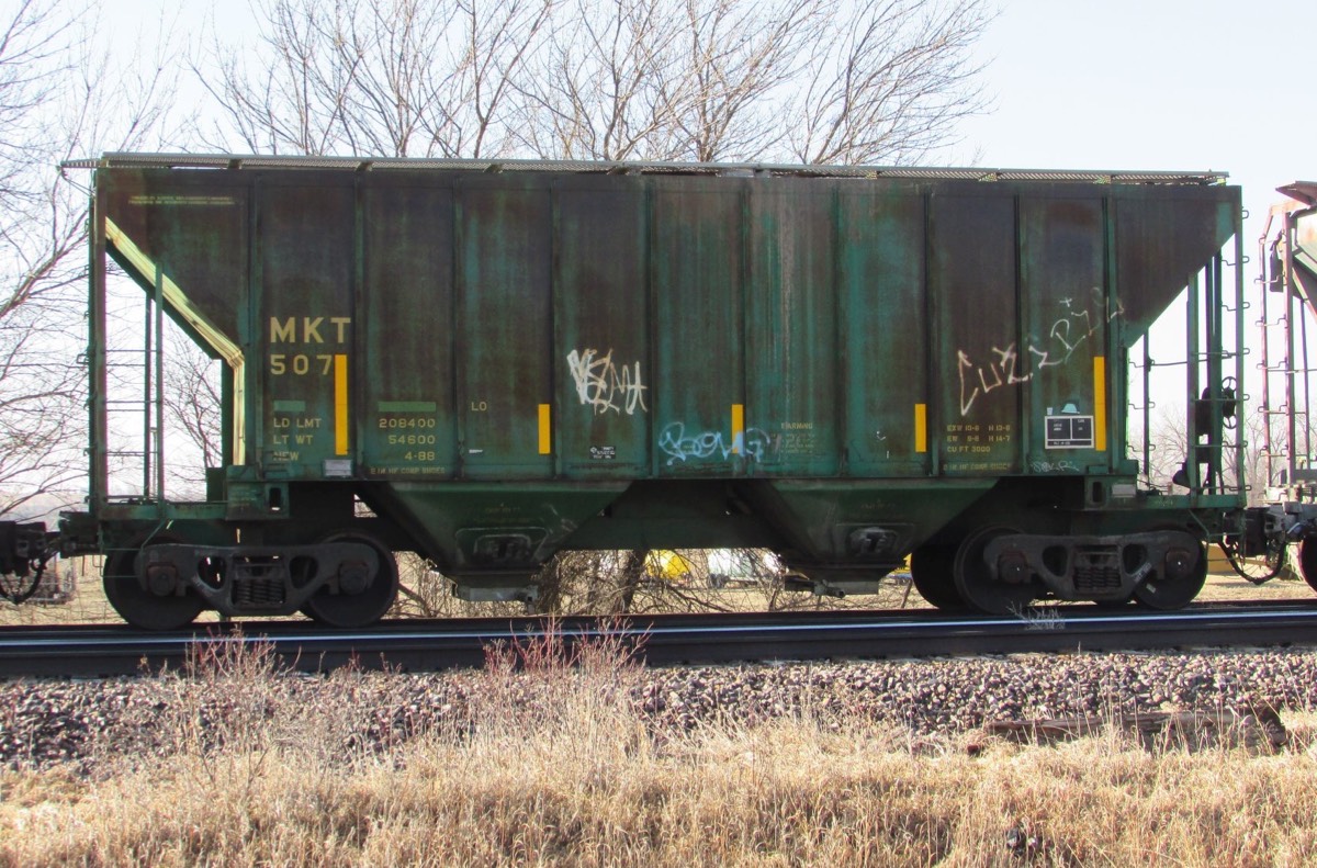 Old two bay hopper